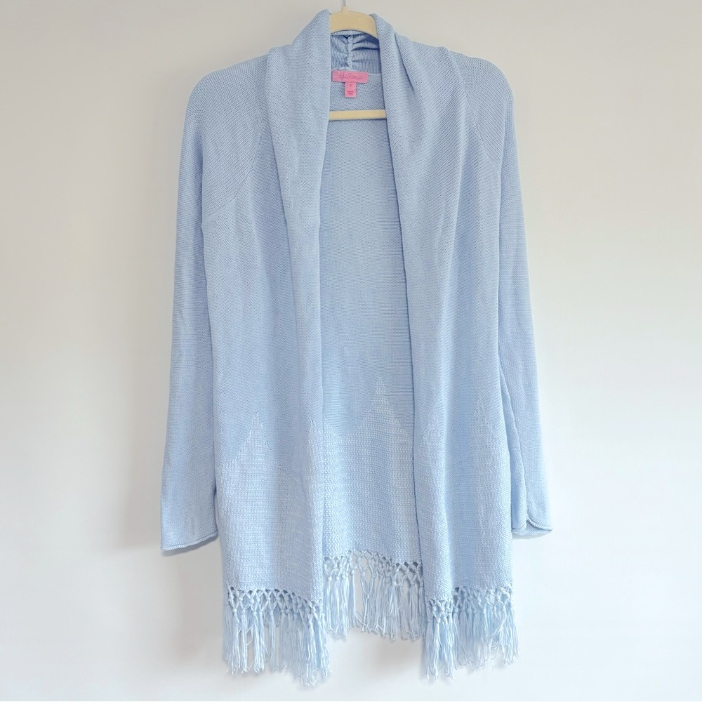 Lily Pulitzer Blue Cardigan | size S